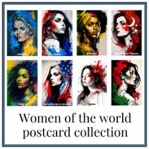 World of Women Postcard Collection