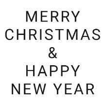 Merry Christmas and Happy New Year