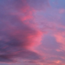 "The Answers You Seek..." Blue Pink Clouds