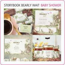 Storybook Woodland Bearly Wait Baby Shower