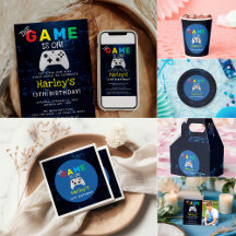 The Game Is On! Photo & Video Game Birthday 
