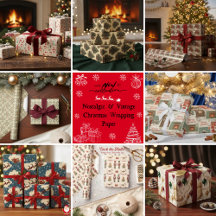 Nostalgic & Vintage Christmas Wrapping Paper