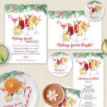 Christmas Cocktails Holiday Party
