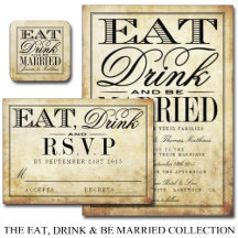 The Vintage Eat, Drink & Be Married Collection