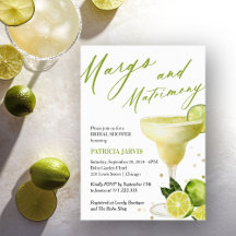 Margarita and Limes Bridal Shower Cocktails Party