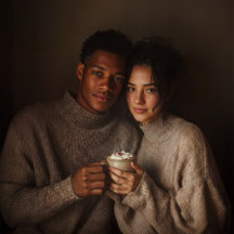 Chocolate Lover Est. Couple - Photo Gift Under $50