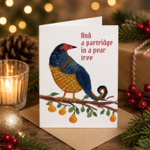 A Partridge in a Pear Tree 12 Days of Christmas