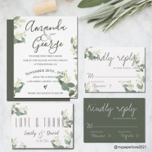 ELEGANT EUCALYPTUS GREENERY WEDDING  COLLECTION