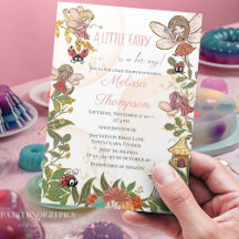 Cute Magical Fairies with Ladybug & Deer Woodland