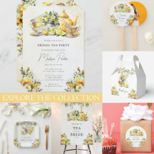 Vintage Lemon Tea Party