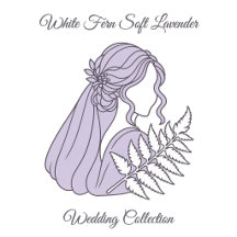White Fern Soft Lavender Wedding Collection