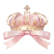 Pink Princess Crown Fairytale Birthday