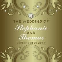 Elegant Luxury Vintage Victorian Gold Wedding