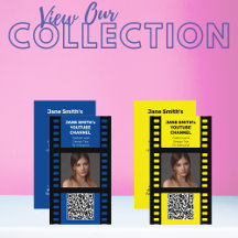 YouTube Promotion Business Card Collection