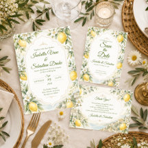 Romantic Lemon Wedding