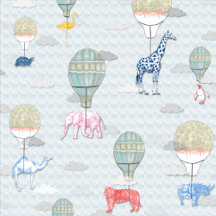 Animals in Hot Air Balloons