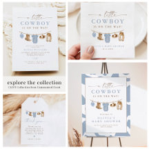 Cowboy Baby Shower, Rodeo Themed Baby