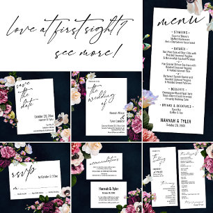 Elegant Simple Typography The Wedding of the Weddi Kaart