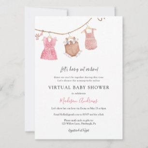 Virtual Baby shower Boy Kaart