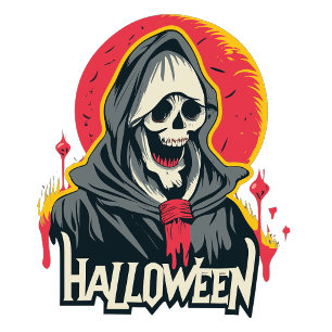 Halloween geest t-shirt