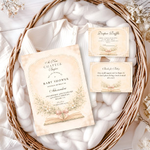 Kleine verhaal begint baby shower servet