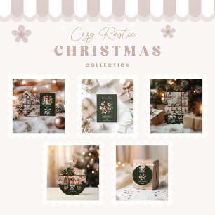 Rustic Robin Kerstfeest Kaart