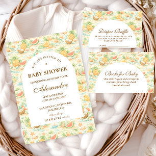 Tropisch Fruit Baby Borrel aan de Kust Servet