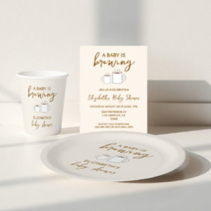 Een Baby Is in Aantocht Baby Shower Kaart