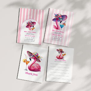 Ouder Wijzer Heter Heet Roze Verjaardags Cocktail Kaart