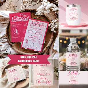 Girls Gone Mild Bachelorette Reisfeest Servet