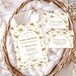 Neutrale bosbladeren Diapper loterij Informatiekaartje