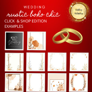 Rustieke Aardse Bloemen Harmonie Huwelijk