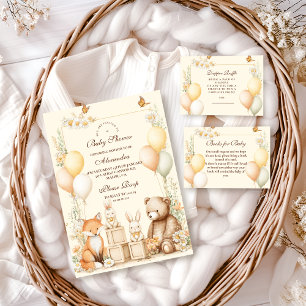 Baby shower Bosbossen Kaart