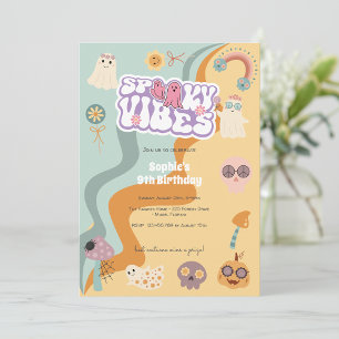 Spooky vibes retro  halloween kids birthday groot cadeauzakje