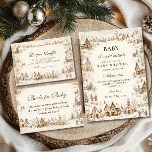 Het Verlangt een Dorp Baby Shower Servet