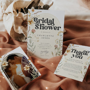 Boho Wildflower Fotoboots Vrijgezellenfeest Favors Blikjeskoeler