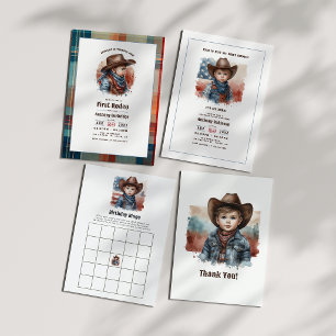 "Niet mijn eerste rodeo" Westerne cowboyverjaardag Kaart