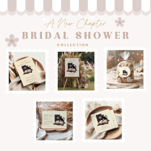 Een nieuw hoofdstuk begint Dark Raven vrijgezellen Bedankkaart