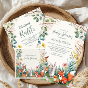 Bos van de moderne bosdieren Boeken voor Baby Informatiekaartje