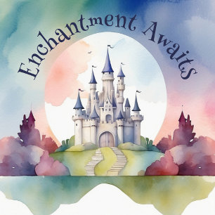 Sprookje Kasteel Party Cadeaupapier