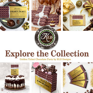 Chocolade Snoep Bar Cadeaupapier