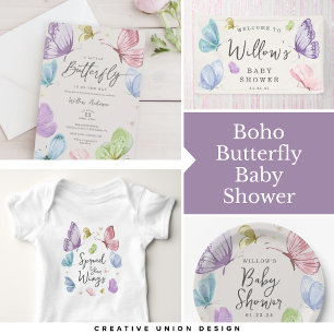 Boho verspreidt uw vleugels Butterfly Baby uit één Romper