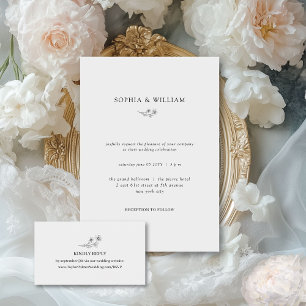 Sophia Invitación Boda catolica , Spaanse bruiloft Kaart