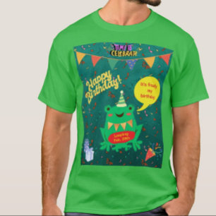 Het is eindelijk mijn verjaardag 29 feb kikker Con Magneet