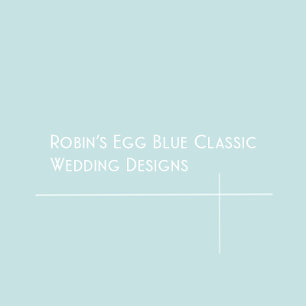 Robin's Egg Blue Classic bruiloft uitnodiging