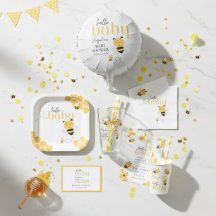 Hallo Baby Bijen: servetten van zoet Baby shower