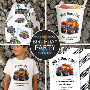 Zo rol ik Monster Truck Birthday T-shirt
