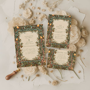 Trouwerij met Vintage Orchard Botanicals Save The Date