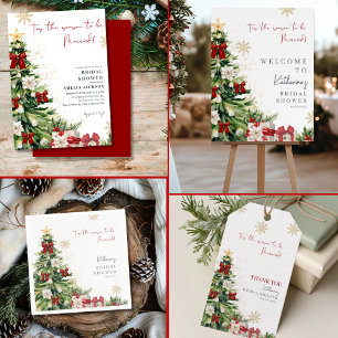 Dit is het seizoen om te trouwen Winter Vrijgezell Servet