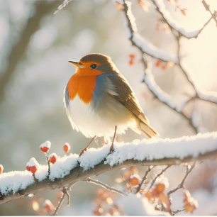 Winterlandschap Briefkaart